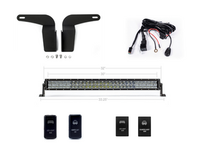 Cali Raised Lower Bumper Flush Mount 32 Inch LED Light Bar Kit | Toyota Tacoma (2005-2015)