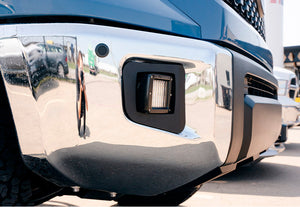 Cali Raised LED Fog Light Pod Replacements Brackets Kit | Toyota Tundra (2014-2021)