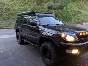 Cali Raised Step Edition Bolt-On Rock Sliders | Toyota 4Runner (2003-2009)