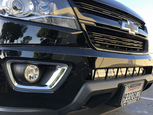 Cali Raised 32 Inch Lower Bumper Hidden LED Light Bar Mounting Brackets | Chevy Colorado (2014-2021)