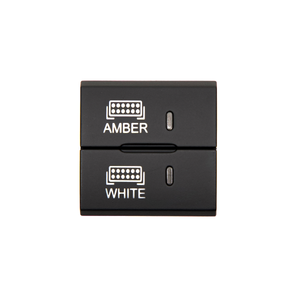 Cali Raised Square Style Dual Function Toyota OEM Style "AMBER & WHITE" Switch