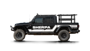 Sherpa Bed Rack- Rack-Height PAK System | Jeep Gladiator (2020-2026)
