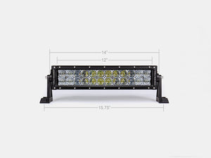 Cali Raised 14" Dual Row 5D Optic OSRAM LED Light Bar