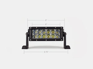 Cali Raised 8" Dual Row 5D Optic OSRAM LED Light Bar