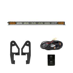 Cali Raised Premium Roof Rack Front Light Bar Kit | Toyota Tacoma (2005-2023)