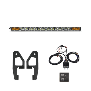 Cali Raised Premium Roof Rack Front Light Bar Kit | Toyota Tacoma/2025+ Toyota 4Runner (2024+)