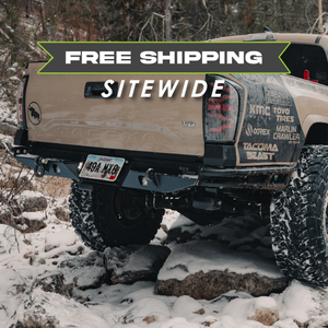 C4 Fabrication Rock Runner High Clearance Rear Bumper | Toyota Tacoma (2016-2023)