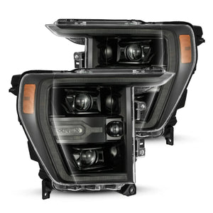 AlphaRex LUXX - Series LED Projector Headlights (Alpha Black) | Ford Raptor (2021 - 2023) - Truck Brigade