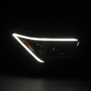 AlphaRex LUXX - Series LED Projector Headlights (Alpha - Black) | Toyota Tacoma (2024 - 2025) - Truck Brigade