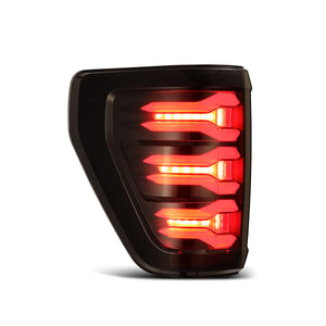 AlphaRex LUXX - Series LED Tail Lights (Black) | Ford F150 (2021 - 2023) - Truck Brigade