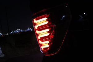AlphaRex LUXX - Series LED Tail Lights (Black - Red) | Ford F150 (2021 - 2023) - Truck Brigade