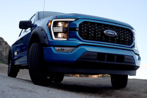 AlphaRex PRO - Series Halogen Projector Headlights (Alpha Black) | Ford F150 (2021 - 2023) - Truck Brigade