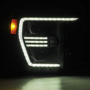 AlphaRex PRO - Series Halogen Projector Headlights (Black) | Ford F150 (2021 - 2023) - Truck Brigade