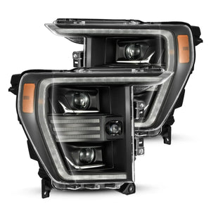 AlphaRex PRO - Series Halogen Projector Headlights (Black) | Ford F150 (2021 - 2023) - Truck Brigade