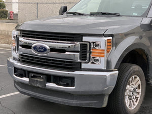 AlphaRex PRO - Series Halogen Projector Headlights (Chrome) | Ford F250 (2017 - 2019) - Truck Brigade