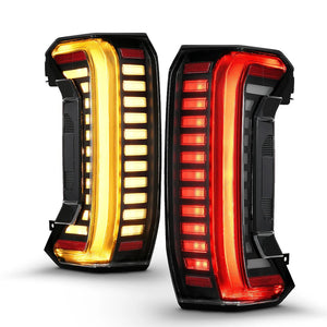 Anzo Full LED Tail Lights - Black Clear Lens | Toyota Tundra (2022 - 2025) - Truck Brigade