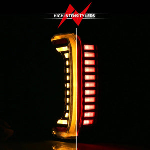 Anzo Full LED Tail Lights - Black Clear Lens | Toyota Tundra (2022 - 2025) - Truck Brigade