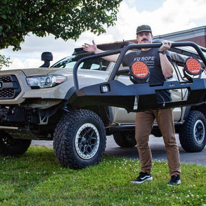 Backwoods Adventure Hi-Lite Overland Front Bumper - Bull Bar | Toyota Tacoma (2016-2022) - Truck Brigade