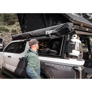 Backwoods Adventure Mods Aluminum Bed Rack Storage Box | Toyota Tacoma (2005–2025) - Truck Brigade