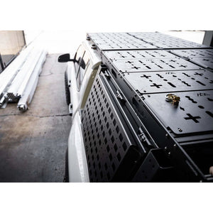 Backwoods Adventure Mods Aluminum Bed Rack Storage Box | Toyota Tacoma (2005–2025) - Truck Brigade