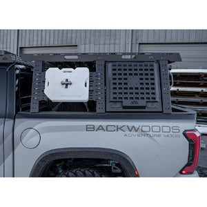 Backwoods Adventure Mods Aluminum Bed Rack Storage Box | Toyota Tundra (2022 - 2025) - Truck Brigade