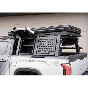 Backwoods Adventure Mods Aluminum Bed Rack Storage Box | Toyota Tundra (2022 - 2025) - Truck Brigade