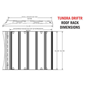Backwoods Adventure Mods DriftR Roof Rack | Toyota Tundra (2022 - 2025) - Truck Brigade