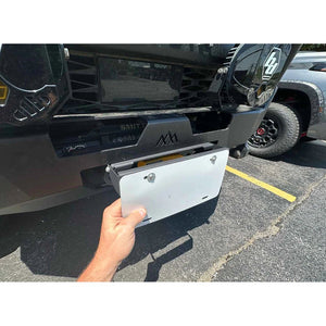 Backwoods Adventure Mods Front License Plate Holder - Truck Brigade