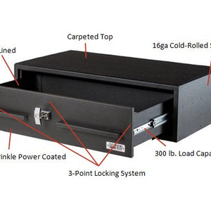 BOSS StrongBox Pull Out Drawer (36W x 22D x 11H) - Truck Brigade