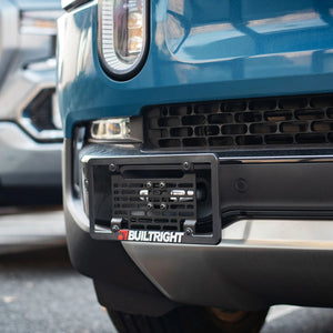 BuiltRight Industries License Plate Mount | Rivian R1S (2022 - 2024) - Truck Brigade