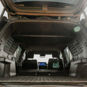 C4 Fabrication Add - On Shelf for Rear Window MOLLE Panels | Toyota Land Cruiser 250 (2024 - 2025) | Truck Brigade