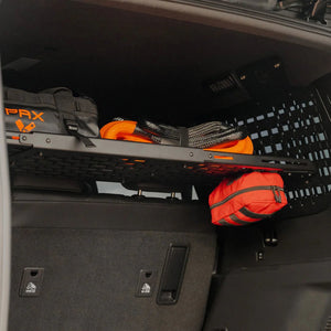 C4 Fabrication Add - On Shelf for Rear Window MOLLE Panels | Toyota Land Cruiser 250 (2024 - 2025) | Truck Brigade
