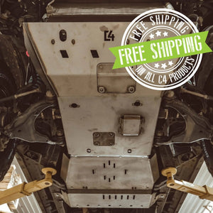 C4 Fabrication Full Skid Plates | Toyota 4Runner (2010-2023) - Truck Brigade