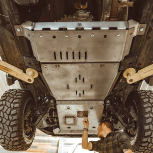 C4 Fabrication Rear Skid Plates | Lexus GX470 (2003 - 2009) | Truck Brigade