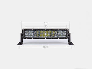 Cali Raised 14" Dual Row 5D Optic OSRAM LED Light Bar | Truck Brigade