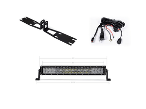 Cali Raised 22" Bumper Hidden LED Light Bar Brackets Kit | Dodge 2500/3500 (2010-2018) | Truck Brigade