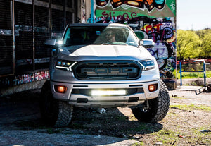 Cali Raised 22" Bumper Hidden LED Light Bar Brackets Kit | Ford Ranger (2019-2022) | Truck Brigade