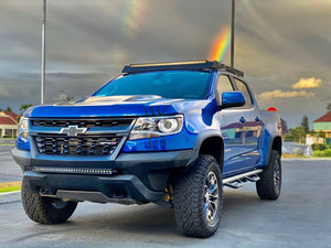Cali Raised 40" Cut-Out Prinsu Roof Rack Slim LED Light Bar Bracket Kit | Truck Brigade