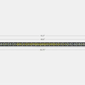Cali Raised 42" Slim Single Row LED Light Bar - Truck Brigade