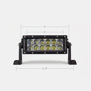Cali Raised 8" Dual Row 5D Optic OSRAM LED Light Bar - Truck Brigade