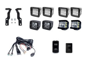 Cali Raised Low Profile Ditch Light Bracket Kit | Toyota Tacoma (2016-2023) | Truck Brigade