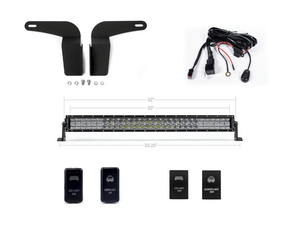 Cali Raised Lower Bumper Flush Mount 32 Inch LED Light Bar Kit | Toyota Tacoma (2005-2015) | Truck Brigade