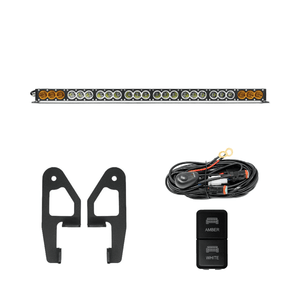 Cali Raised Premium Roof Rack Front Light Bar Kit | Toyota Tacoma (2005-2023) | Truck Brigade