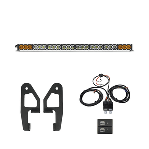 Cali Raised Premium Roof Rack Front Light Bar Kit | Toyota Tacoma/2025+ Toyota 4Runner (2024+) | Truck Brigade