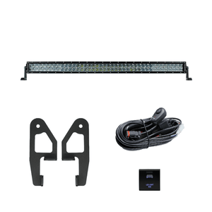 Cali Raised Premium Roof Rack Front Light Bar Kit | Toyota Tacoma/2025+ Toyota 4Runner (2024+) | Truck Brigade