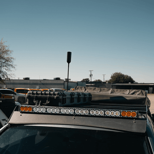 Cali Raised Sherpa Roof Rack Dual Function Light Bar Mounting Brackets | Truck Brigade