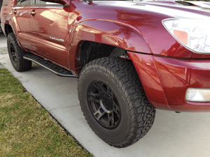 Cali Raised Step Edition Bolt-On Rock Sliders | Toyota 4Runner (2003-2009) | Truck Brigade
