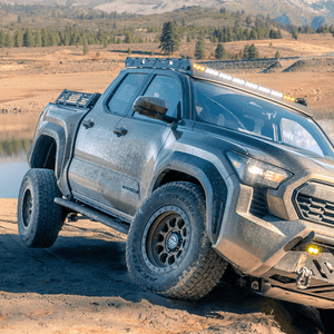Cali Raised Step Edition Bolt-On Rock Sliders | Toyota Tacoma (2024) | Truck Brigade