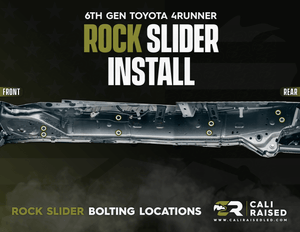 Cali Raised Step Edition Rock Sliders | Toyota Land Cruiser (2024+) | Truck Brigade