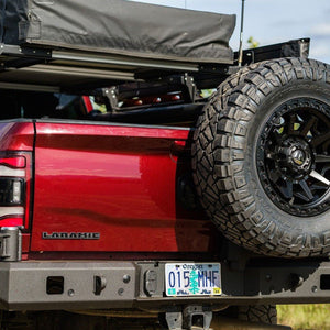 Chassis Unlimited High Clearance Dual Swing Out Rear Bumper | RAM 2500 (2010-2022) - Truck Brigade